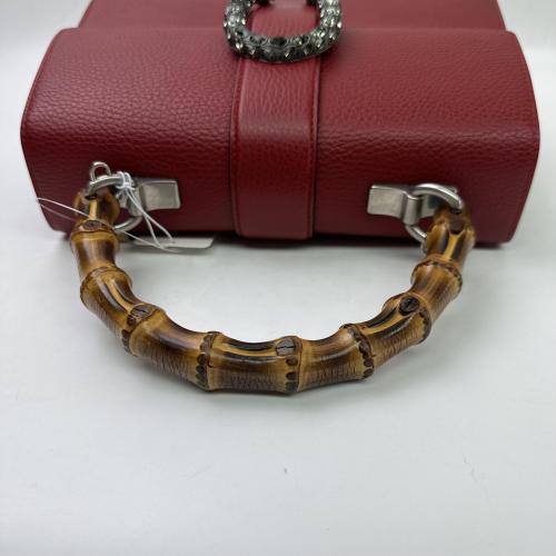 Gucci Red Leather Dionysus Top Handle Bag photo 8
