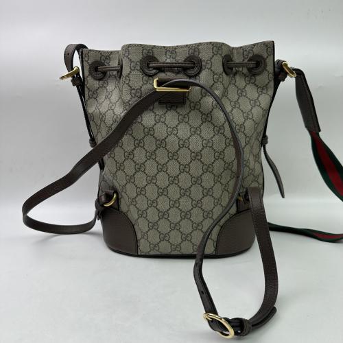 Gucci GG Supreme Drawstring Bucket Bag photo 2