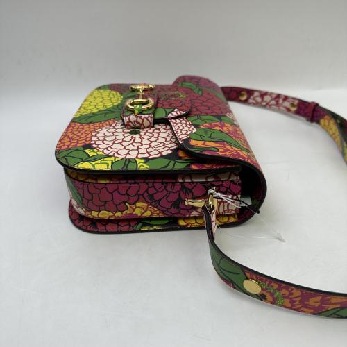 Gucci Multicolor Floral Print Shoulder Bag photo 6