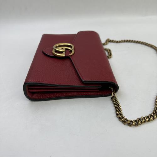 Gucci GG Marmont Leather Wallet On Chain photo 5