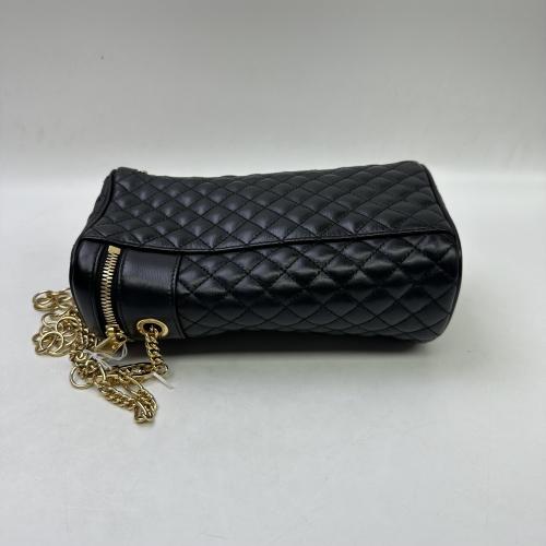 Gucci Trapuntta Leather Belt Crossbody Bag Black photo 4