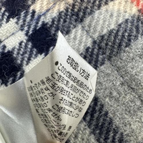 Burberry Gray Nova Check Wool Scarf photo 3