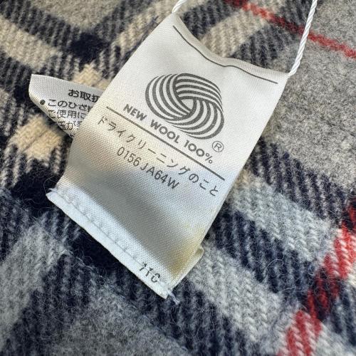 Burberry Gray Nova Check Wool Scarf photo 4