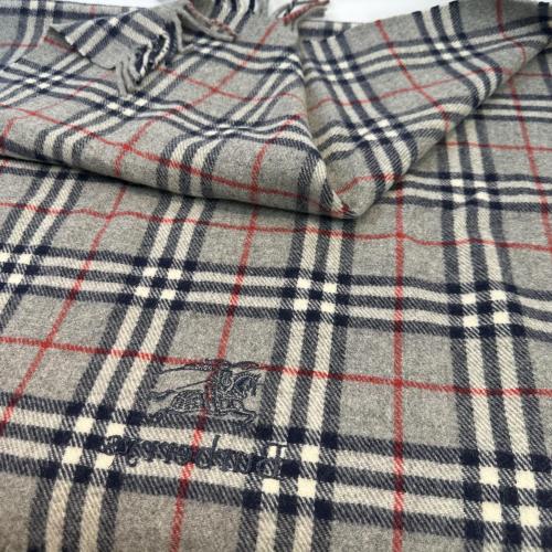 Burberry Gray Nova Check Wool Scarf photo 7