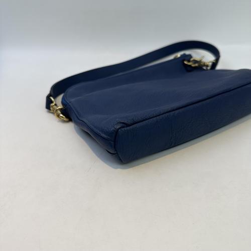 Burberry Blue Leather Shoulder Bag photo 6