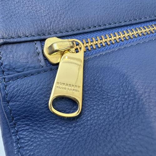 Burberry Blue Leather Shoulder Bag photo 8