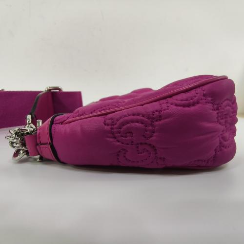 Gucci GG Matelassé Nylon and Leather Shoulder Bag photo 4