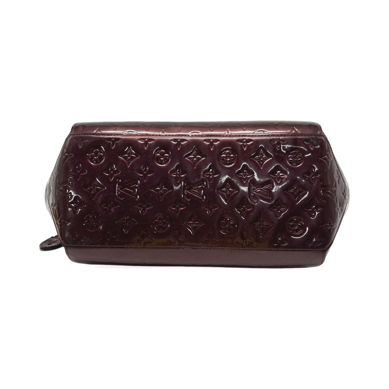 Louis Vuitton Burgundy Amarante Patent Monogram Vernis Leather Sherwood Bag photo 4