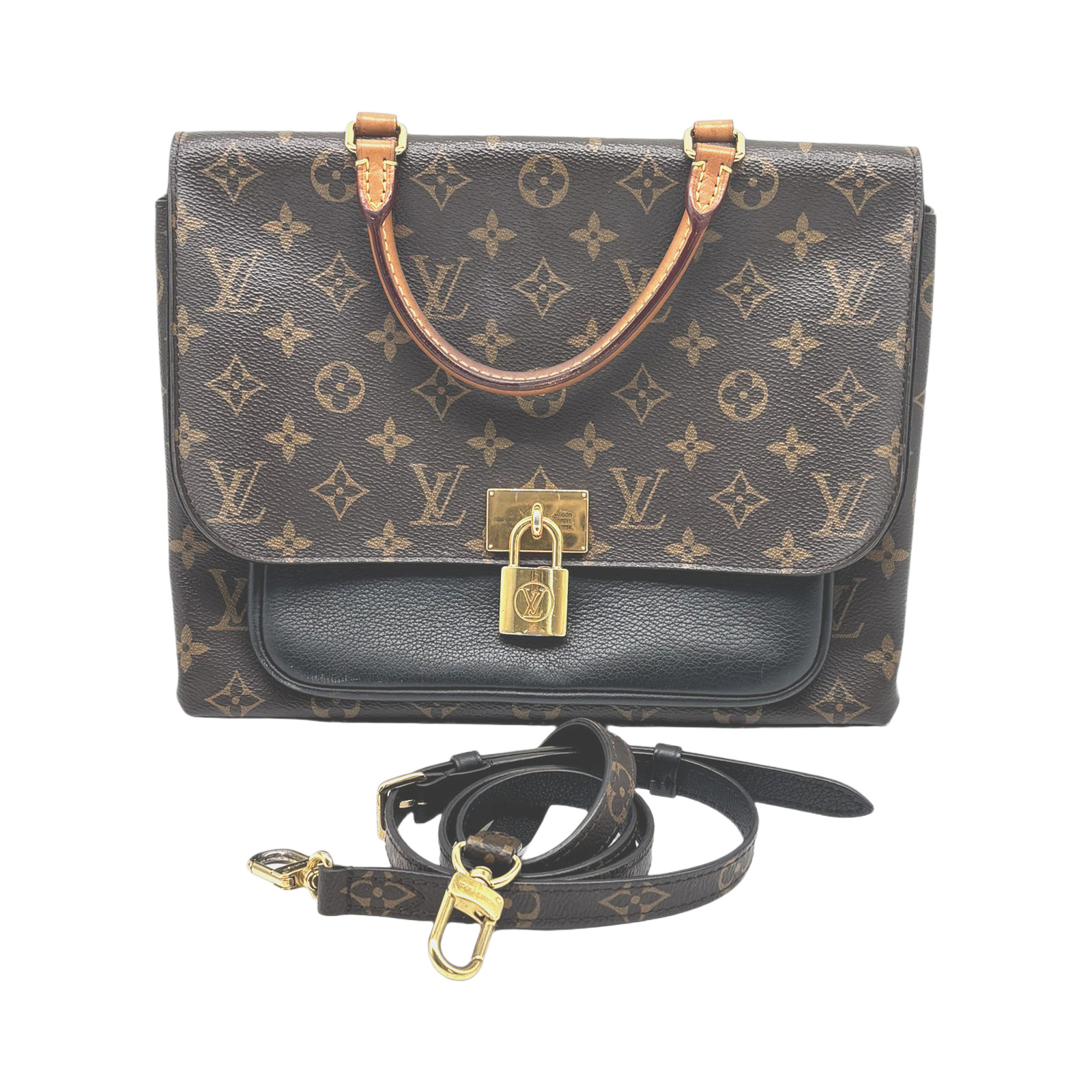 Louis Vuitton Monogram Marignan Handbag With Strap
