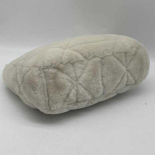 Prada White Quilted Shearling Crossbody Bag photo 3
