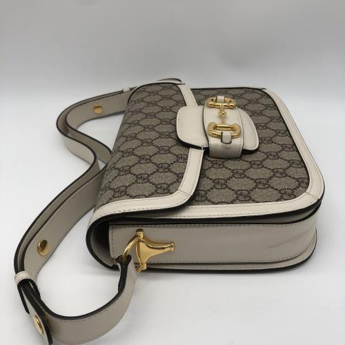 Gucci GG Supreme Horsebit Crossbody Bag photo 7