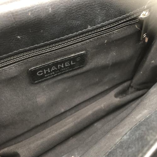 Chanel Black Quilted Leather CC Box Flap Bag photo 4