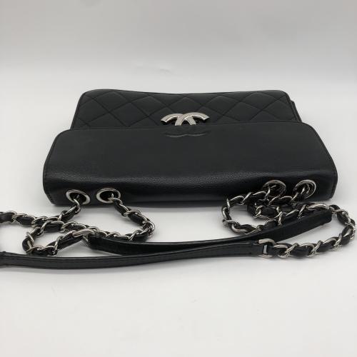 Chanel Black Quilted Leather CC Box Flap Bag photo 6