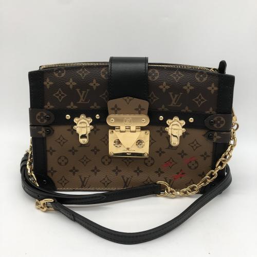 Louis Vuitton Monogram Trunk Clutch With Shoulder Strap