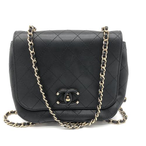 Chanel Black Quilted Calfskin Flap Bag