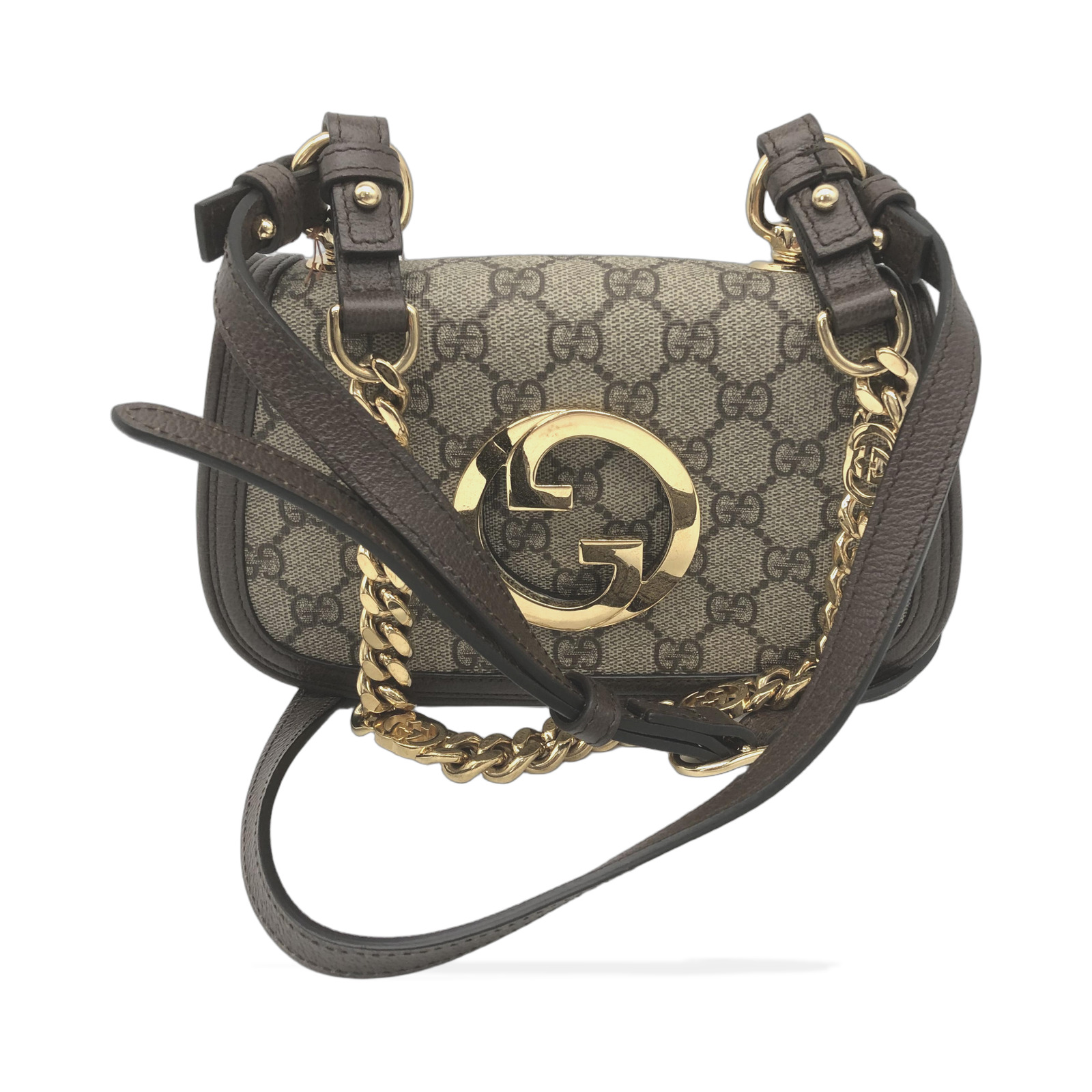 Gucci GG Supreme Monogram Blondie Crossbody Bag
