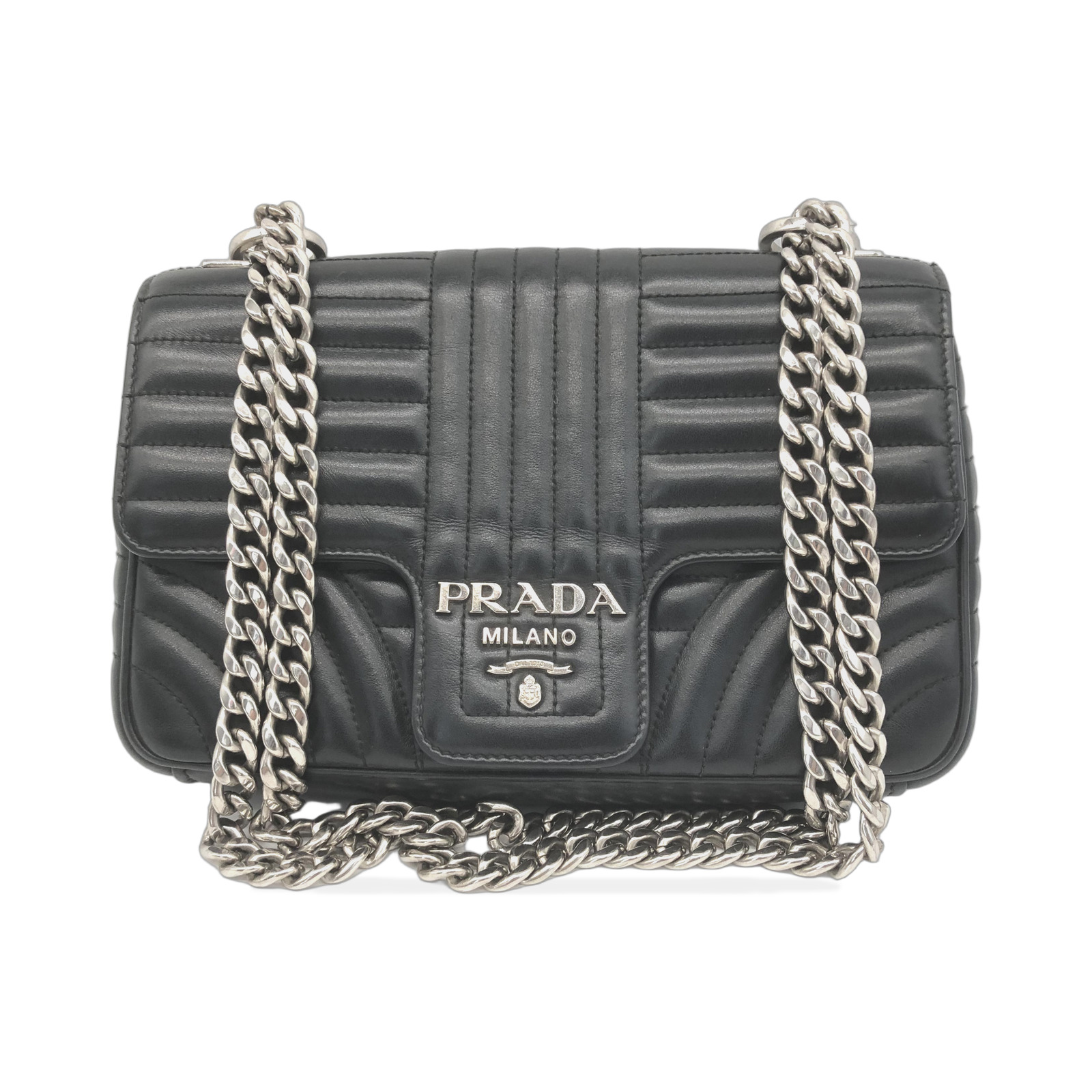 Prada Quilted Leather Crossbody Bag