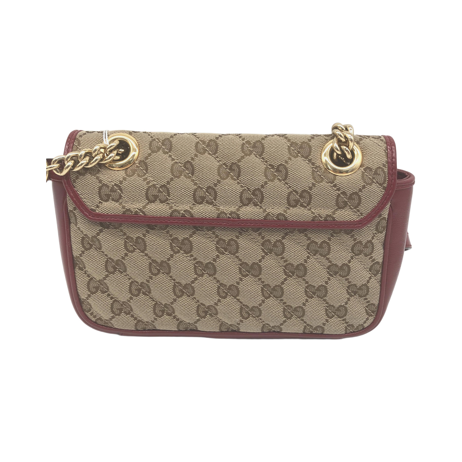 Gucci GG Marmont Canvas And Leather Crossbody Bag photo 2