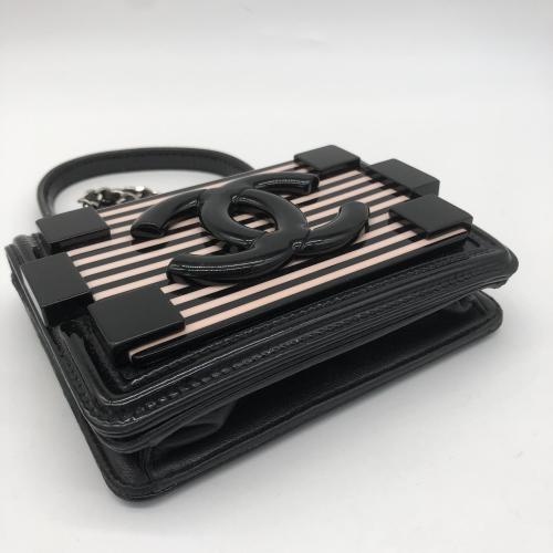 Chanel Mini Boy Brick Flap Bag Black photo 3