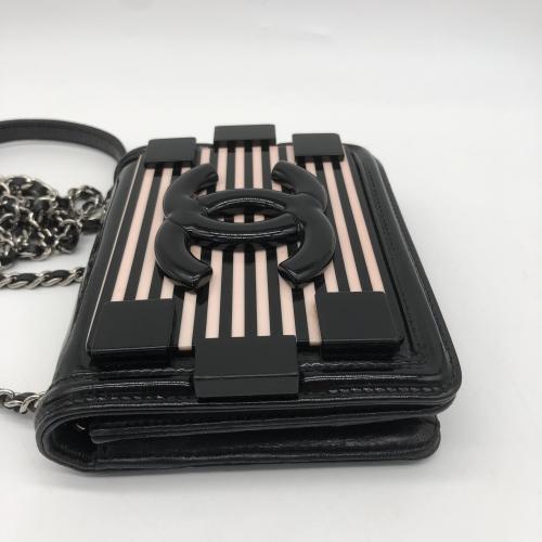 Chanel Mini Boy Brick Flap Bag Black photo 7