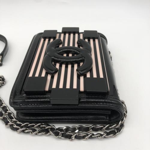 Chanel Mini Boy Brick Flap Bag Black photo 8