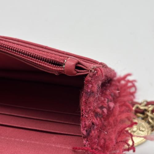 Chanel Tweed Wallet On Chain photo 8