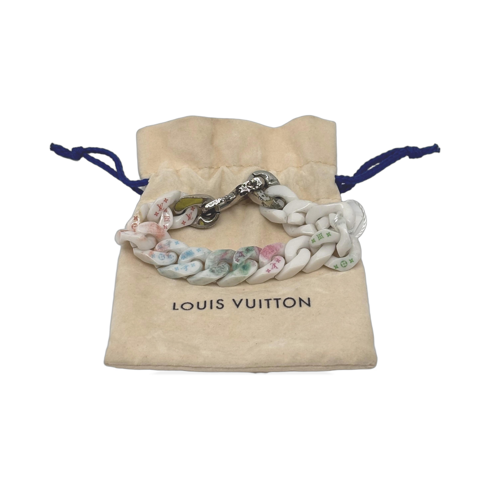 Louis Vuitton Limited Edition Ceramic Chain Bracelet