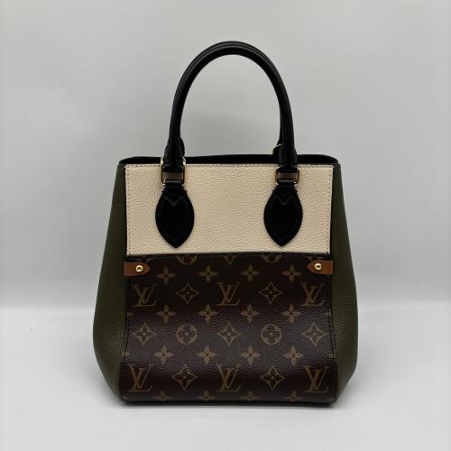Louis Vuitton Monogram Fold Tote Pm With Leather Accents photo 2