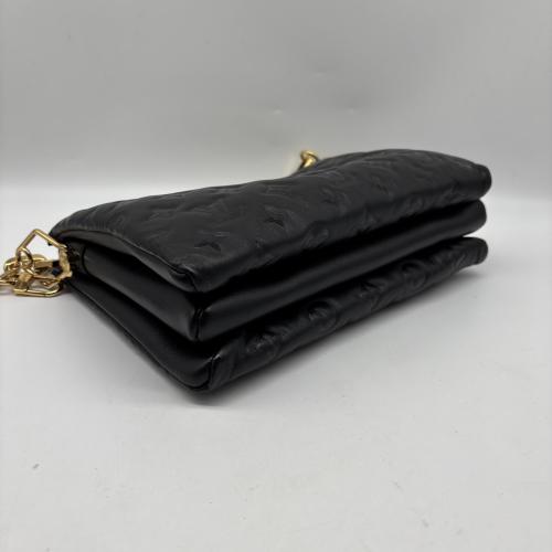 Louis Vuitton Lambskin Embossed Monogram Shoulder Bag photo 3