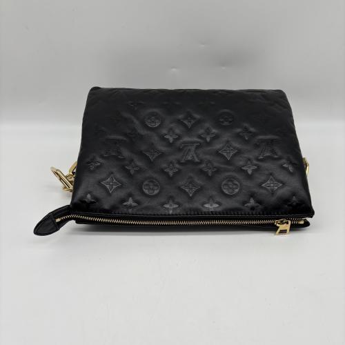 Louis Vuitton Lambskin Embossed Monogram Shoulder Bag photo 5