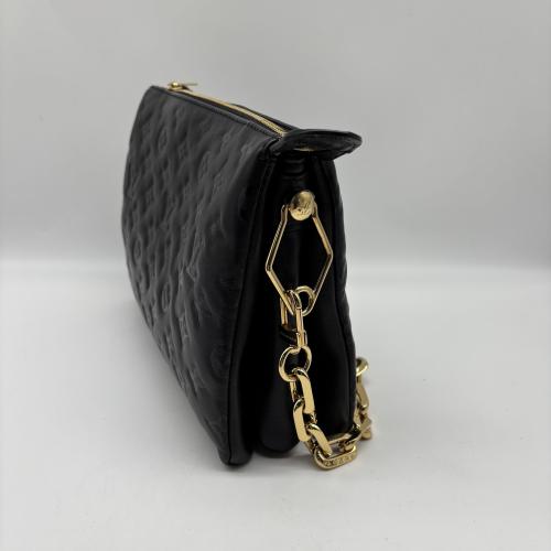 Louis Vuitton Lambskin Embossed Monogram Shoulder Bag photo 7