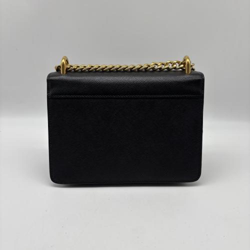 Prada Small Black Saffiano Leather Shoulder Bag photo 2