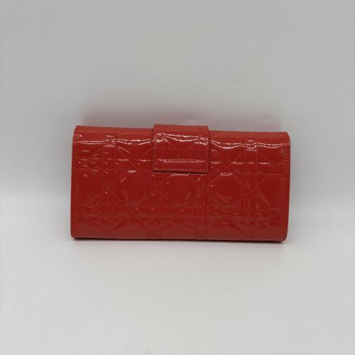 Christian Dior Red Patent Leather Wallet On Chain photo 2