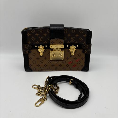 Louis Vuitton Trunk Clutch Monogram Crossbody Bag