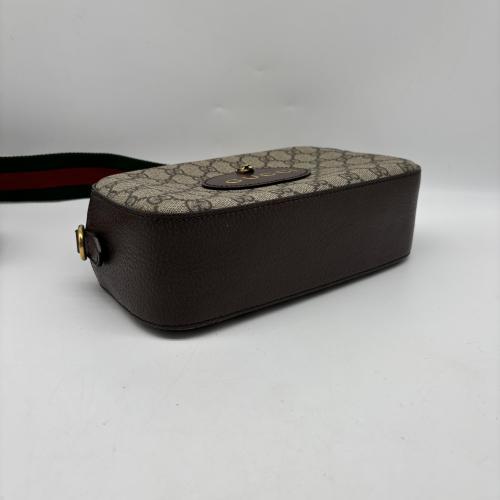 Gucci Brown Gg Canvas Camera Bag photo 3