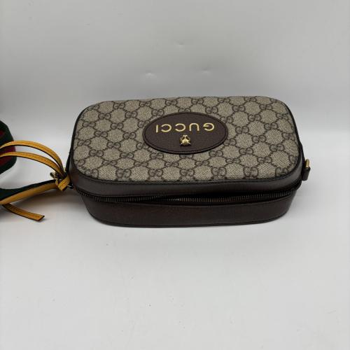 Gucci Brown Gg Canvas Camera Bag photo 6