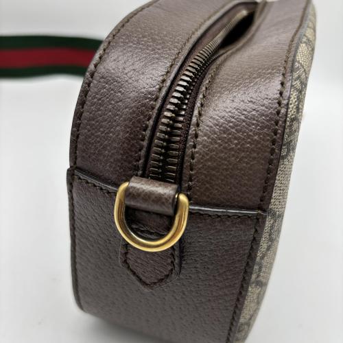 Gucci Brown Gg Canvas Camera Bag photo 8