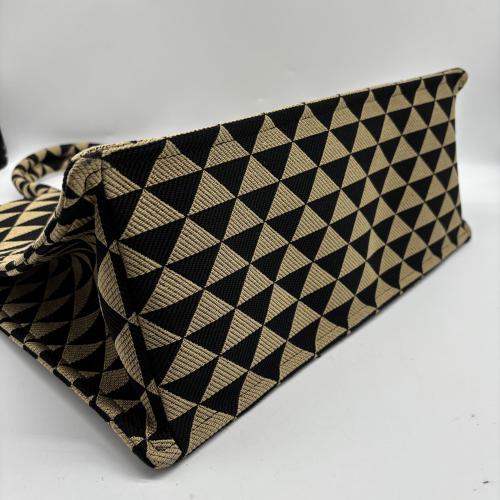 Prada Jacquard Saffiano Triangle Tote Bag photo 3