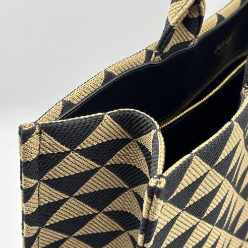 Prada Jacquard Saffiano Triangle Tote Bag photo 6