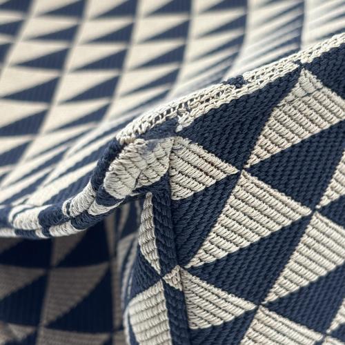 Prada Jacquard Saffiano Triangle Tote Bag photo 8