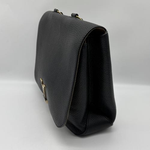 Louis Vuitton Black Calfskin Leather Handbag With Strap photo 8