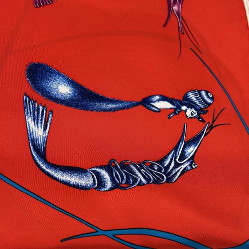 Hermès Silk Scarf With Colorful Design photo 6