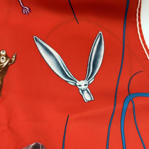 Hermès Silk Scarf With Colorful Design photo 7