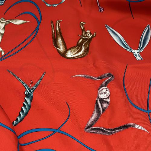 Hermès Silk Scarf With Colorful Design photo 8