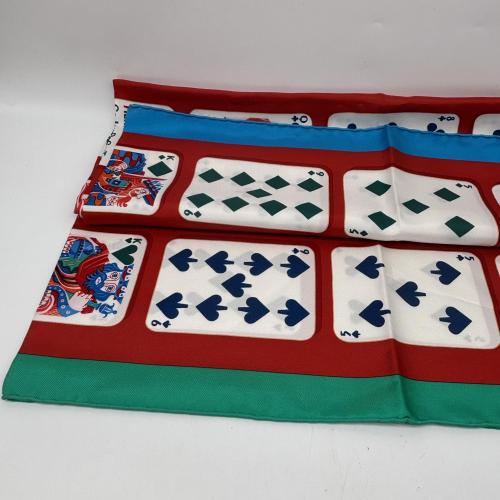 Hermès Silk Playing Cards Themed Scarf photo 3