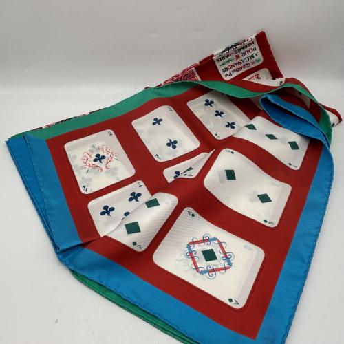 Hermès Silk Playing Cards Themed Scarf photo 4
