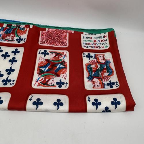 Hermès Silk Playing Cards Themed Scarf photo 5