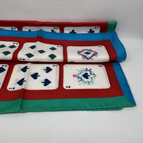 Hermès Silk Playing Cards Themed Scarf photo 6