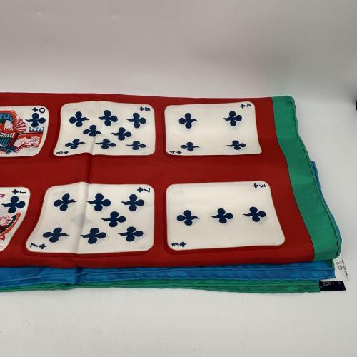 Hermès Silk Playing Cards Themed Scarf photo 8