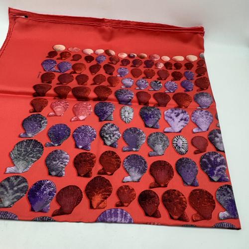 Hermès Silk Scarf With Shell Pattern photo 5